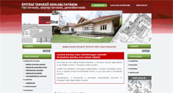 Desktop Screenshot of epitesz-tervezo.hu